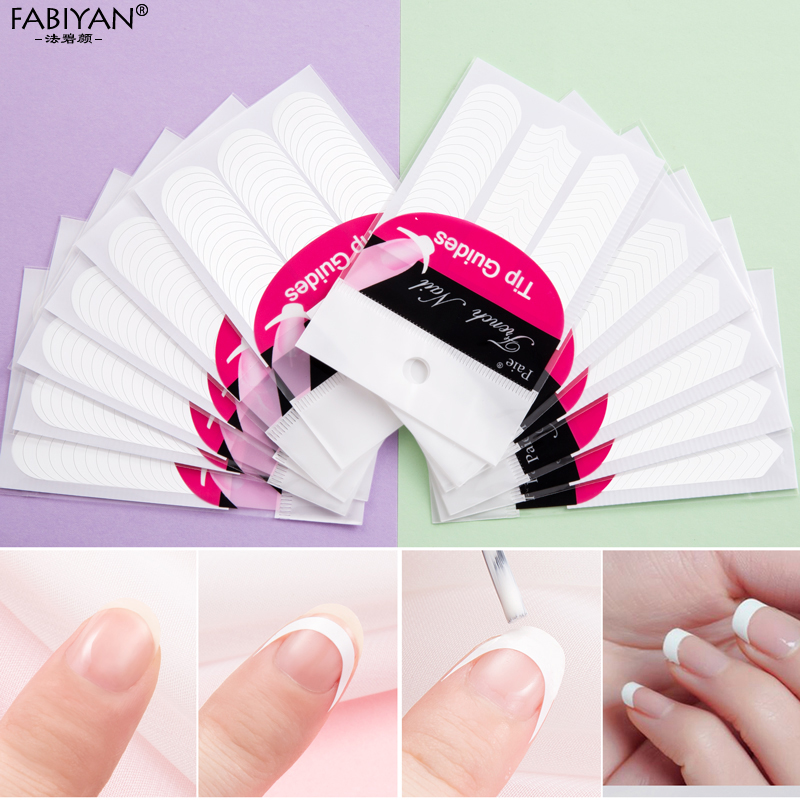 Nail Art Xl - Lotto 10 confezioni forma guida adesivi