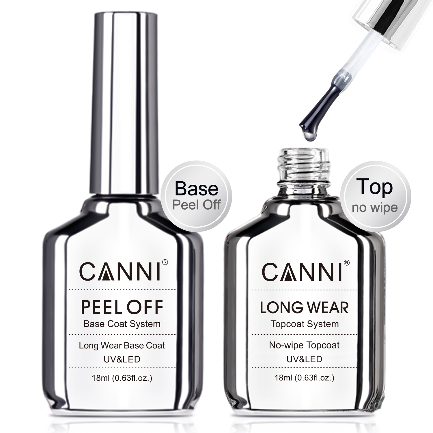 Peel Off Base Coat - 18 ml Canni Diamond Long Wear