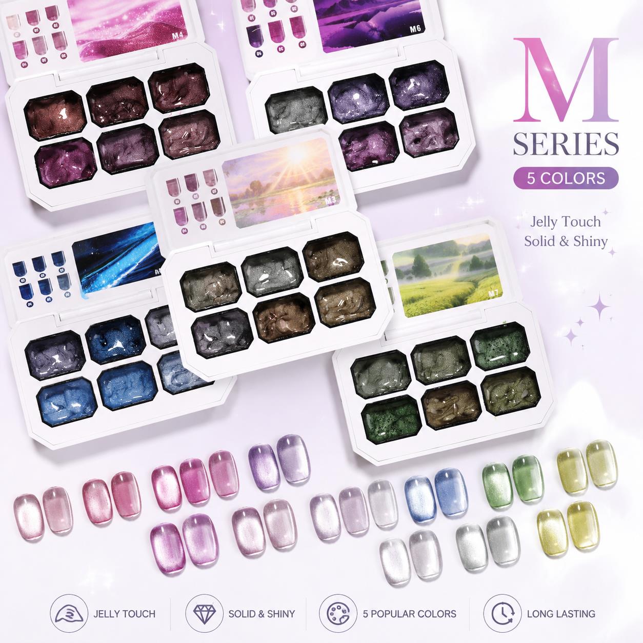 Nail Art Painting - Palette di Gel Occhio di Gatto