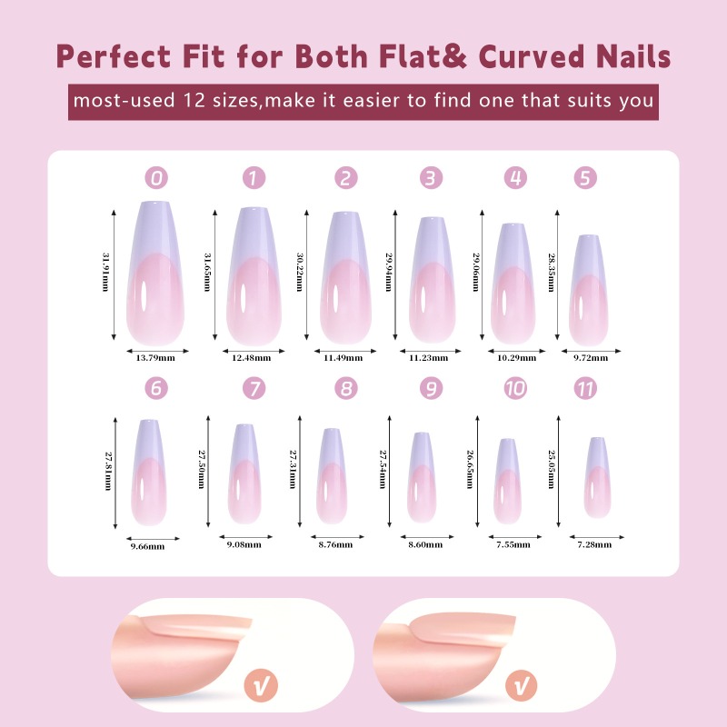 288 pezzi/scatola Unghie Finte - Nail Art Oval recensione e prezzo