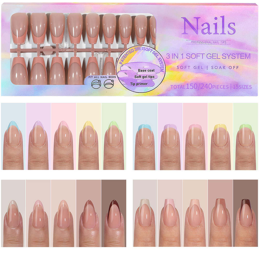 150 pezzi/scatola Unghie Finte - Nail Art Xl recensione e prezzo