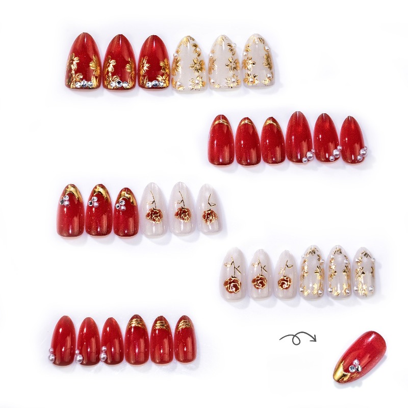 24 Pezzi Unghie Finte a Mandor - Nail Art Cat Eye Simple recensione e prezzo