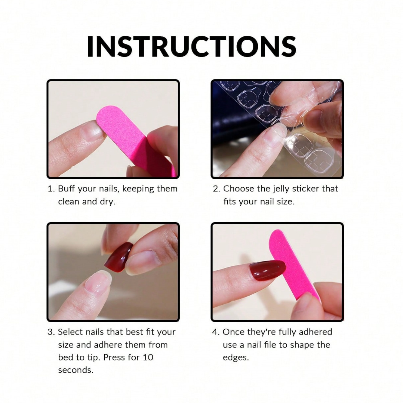 10 pezzi di unghie ovali press - Nail Art Oval recensione e prezzo