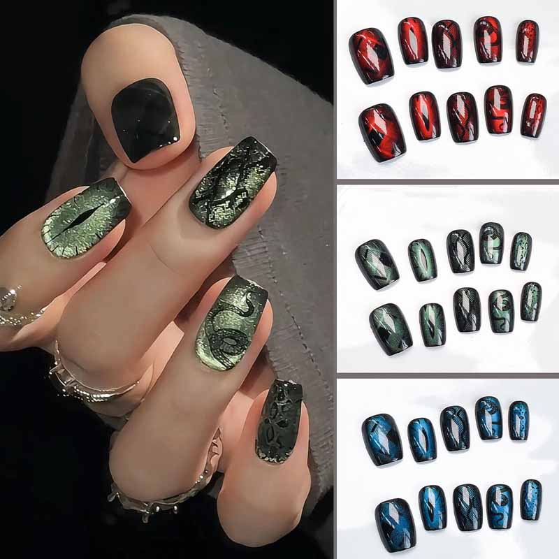 10 pezzi stile scuro vento fre - Nail Art Emerald Blue recensione e prezzo