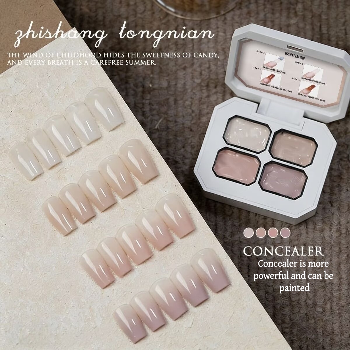 Gel per Unghie in 4 Colori, Po - Nail Art Painting recensione e prezzo