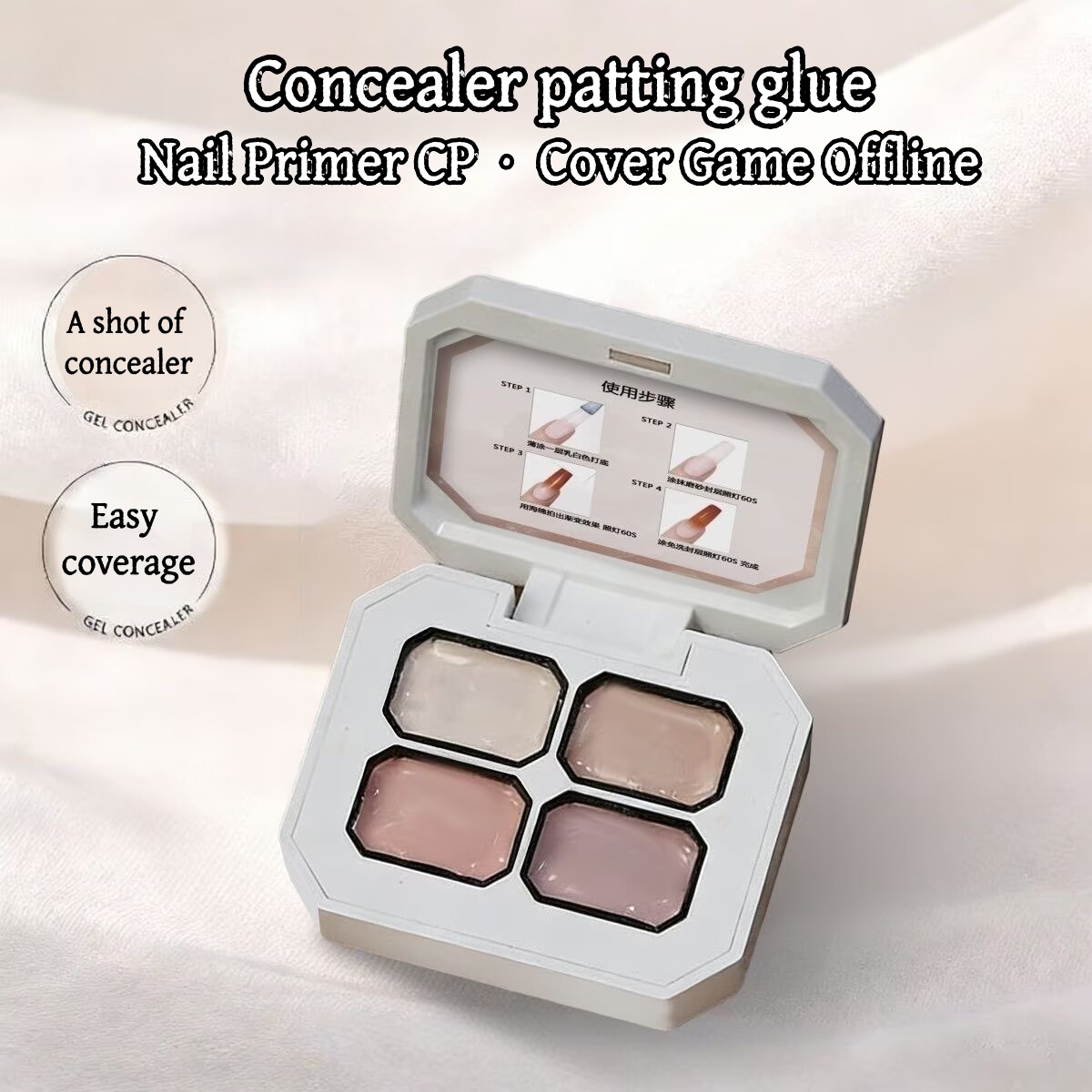 Gel per Unghie in 4 Colori, Po - Nail Art Painting recensione e prezzo