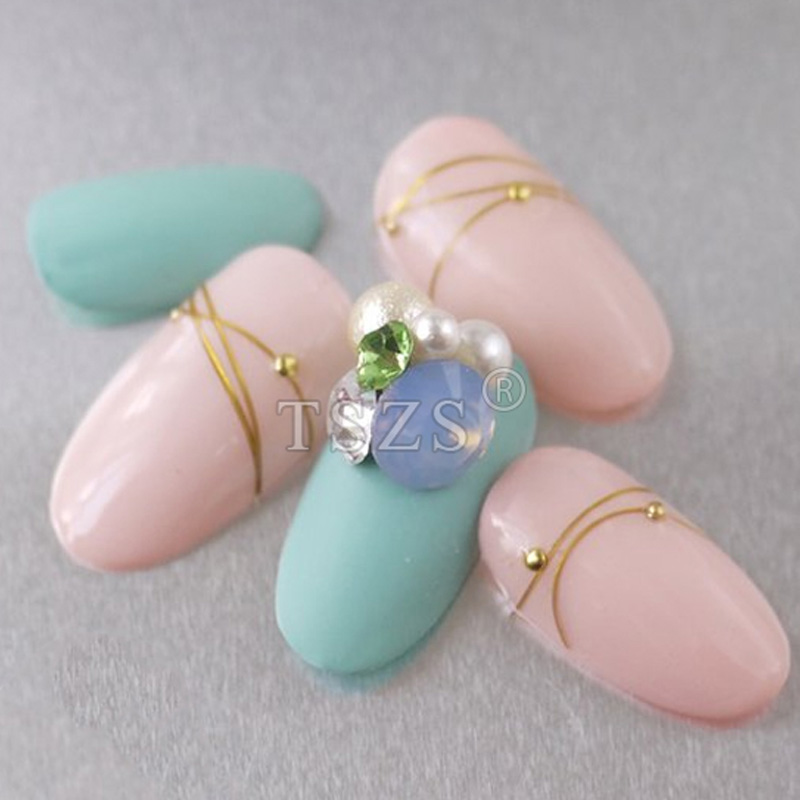 TSZS 200 pz Breve Medio Ovale  - Nail Art Navy recensione e prezzo