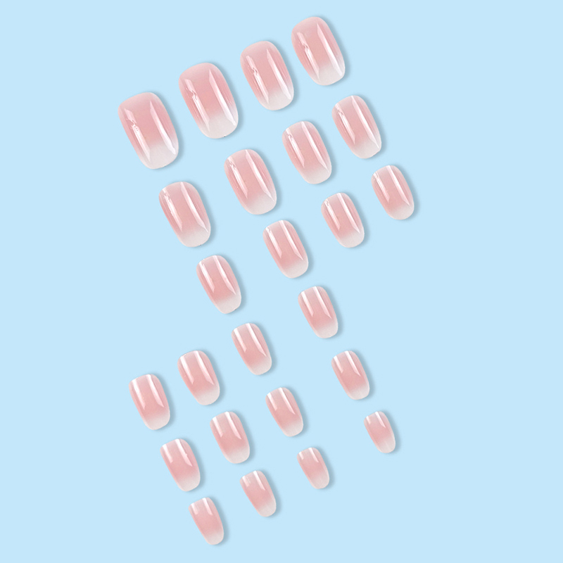 24 pezzi ovale corto rosa stam - Nail Art Cat Eye Simple recensione e prezzo