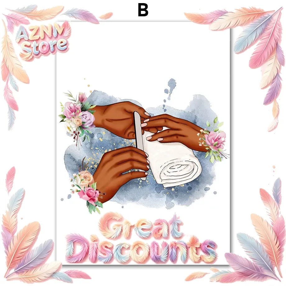 Quadro su Tela Decorativo da P - Nail Art Painting recensione e prezzo