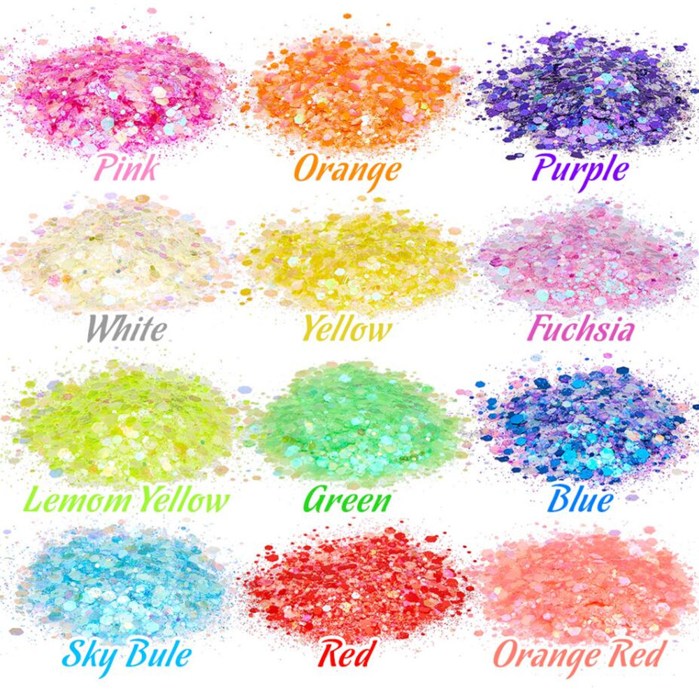 24 colori paillettes luminose  - Nail Art Inspo recensione e prezzo