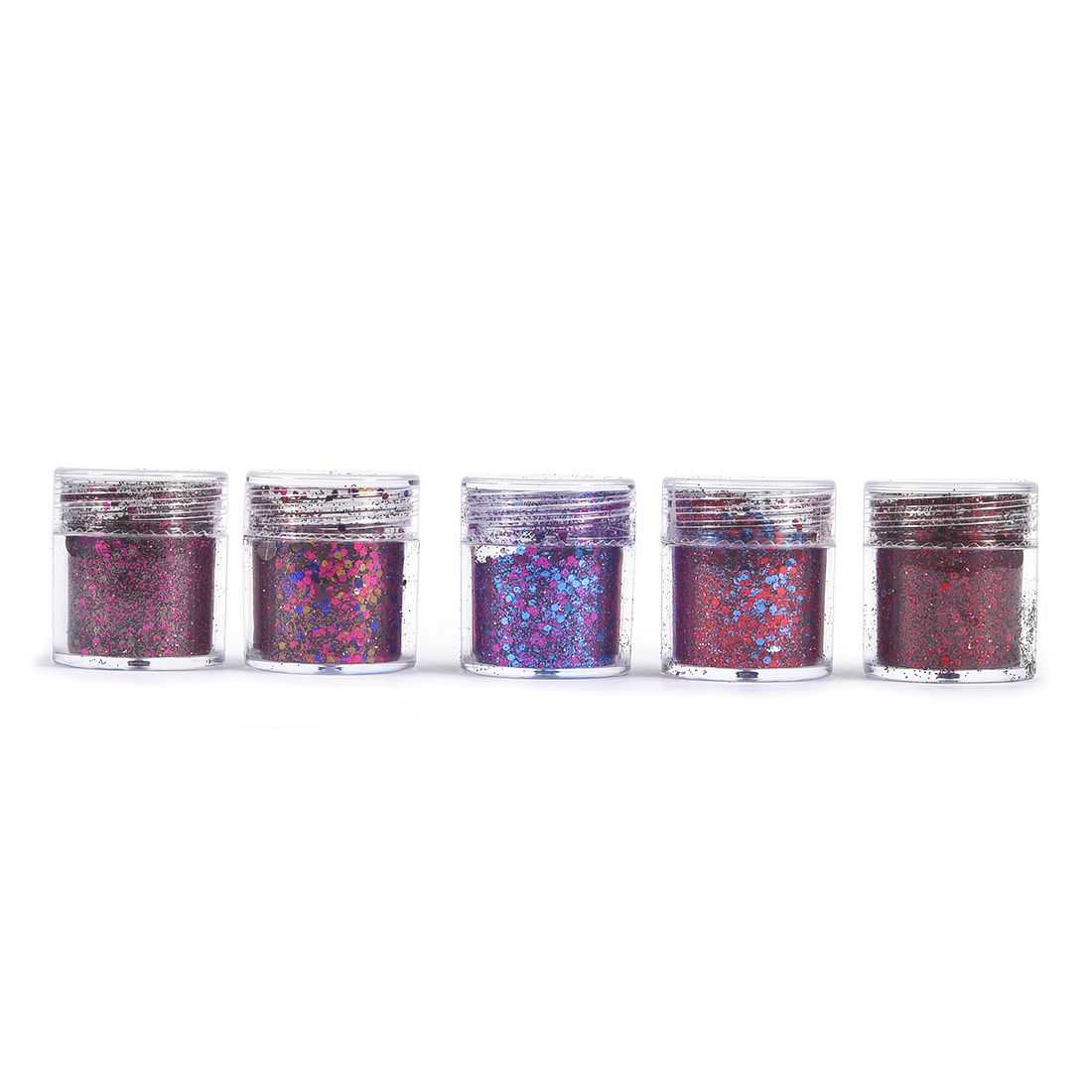 4/5 bottiglie di polvere glitt - Nail Art Inspo recensione e prezzo