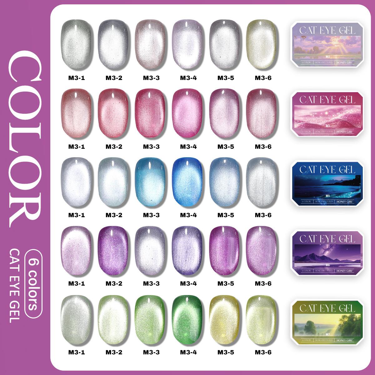 Palette di Gel Occhio di Gatto - Nail Art Painting recensione e prezzo