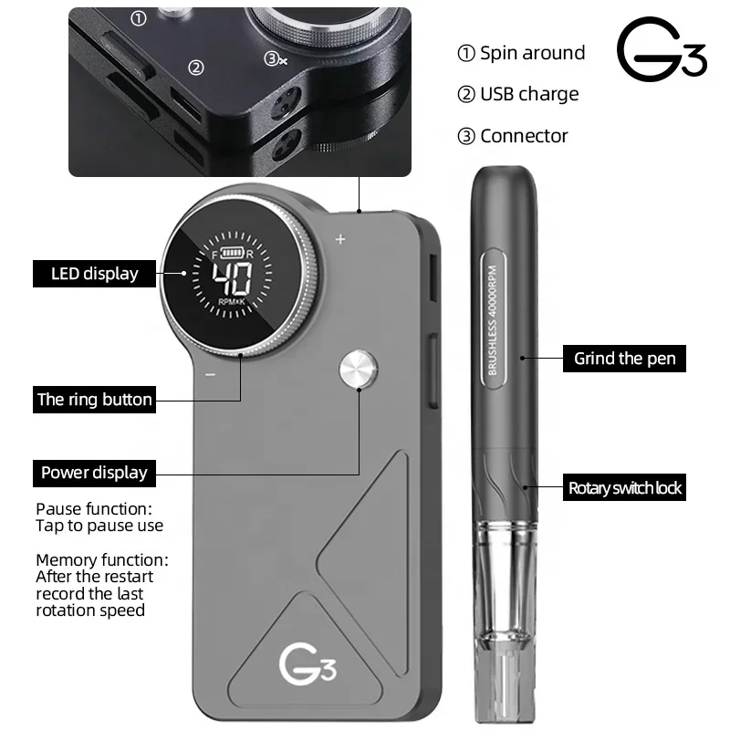 oxxi UV G3 40000 giri/min Moto - Nail Drill Machine recensione e prezzo