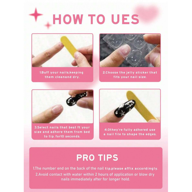 10 pezzi fatti a mano per ungh - Nail Art Cat Eye Simple recensione e prezzo