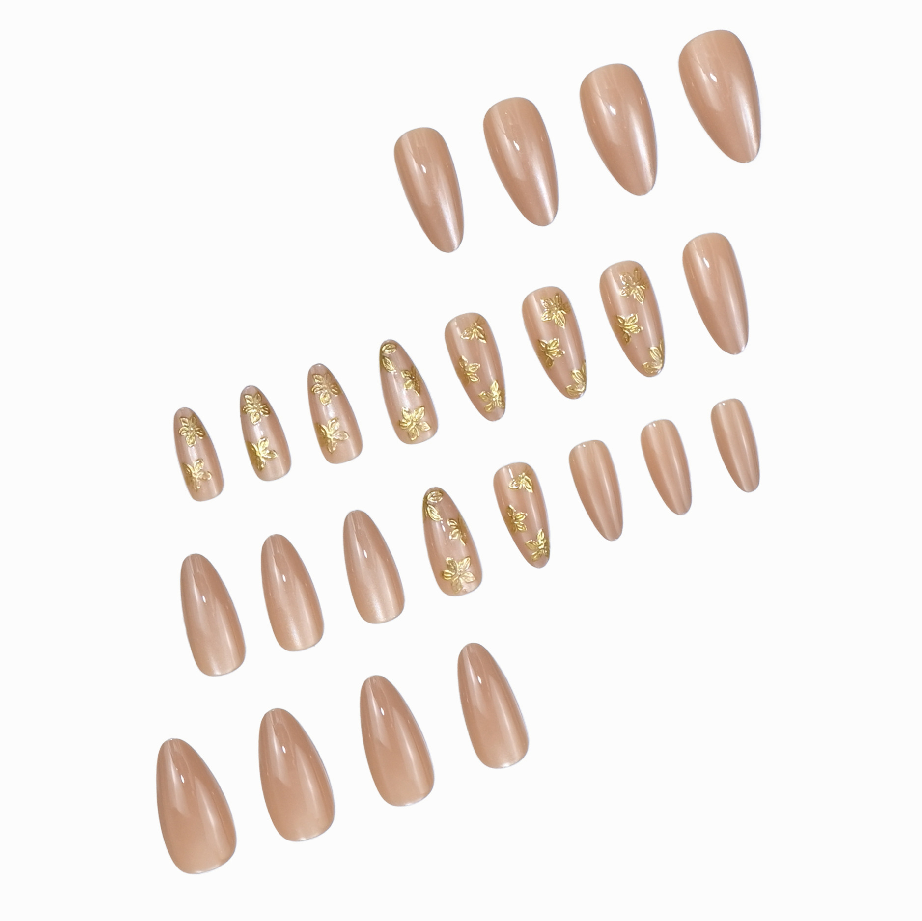 Unghie Finte a Mandorla Effett - Nail Art Cat Eye Simple recensione e prezzo