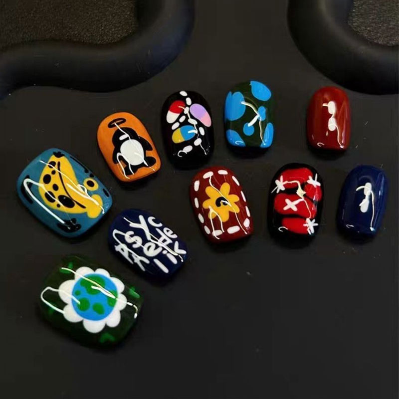 10 Pezzi di Unghie Finte Perso - Nail Art Oval recensione e prezzo