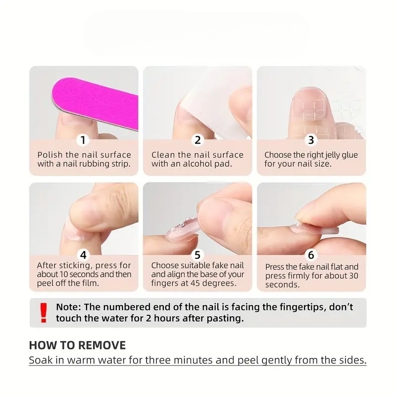 10 pezzi di unghie finte quadr - Nail Art Inspo recensione e prezzo
